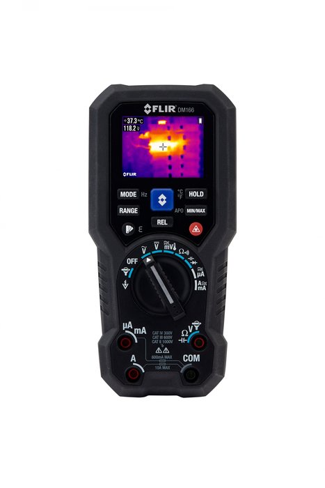 FLIR introduceert de FLIR DM166 TRMS multimeter met warmtebeeldcamera en IGMTM